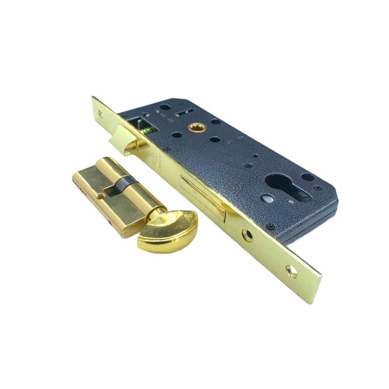 EuroArt Profile Mortise Lock 65mm Key & Turn Cylinder