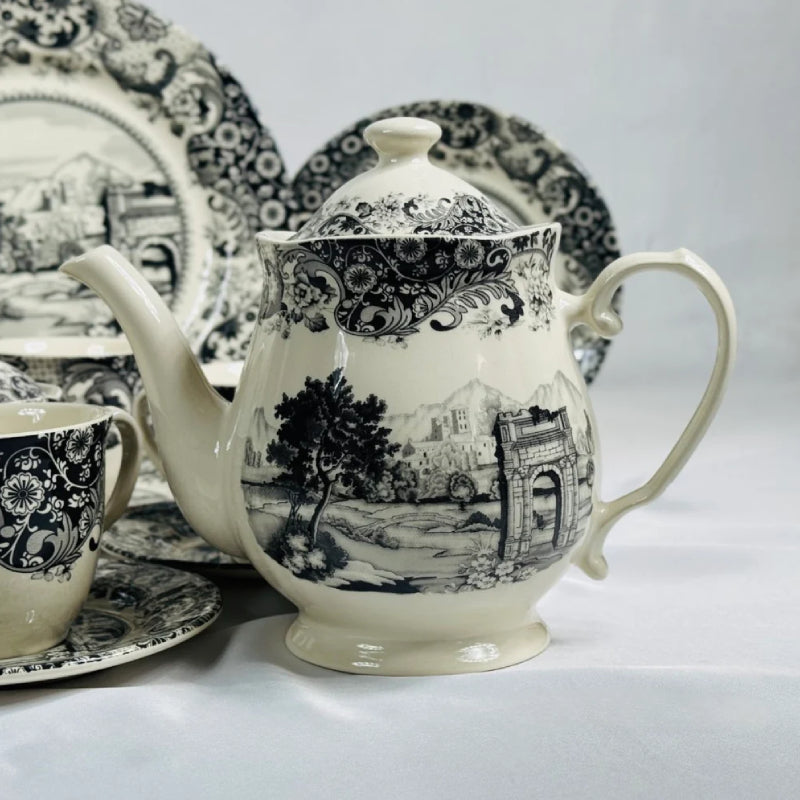 Rome Grey Tea Set 24pcs