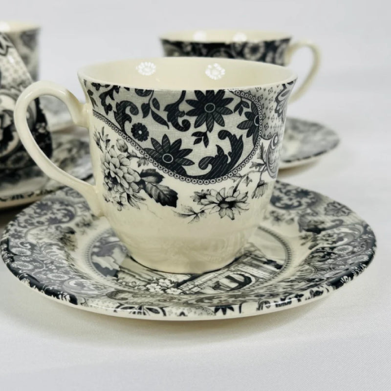 Rome Grey Tea Set 24pcs