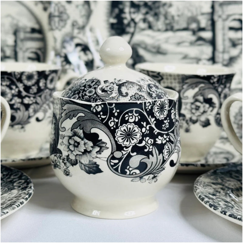 Rome Grey Tea Set 24pcs