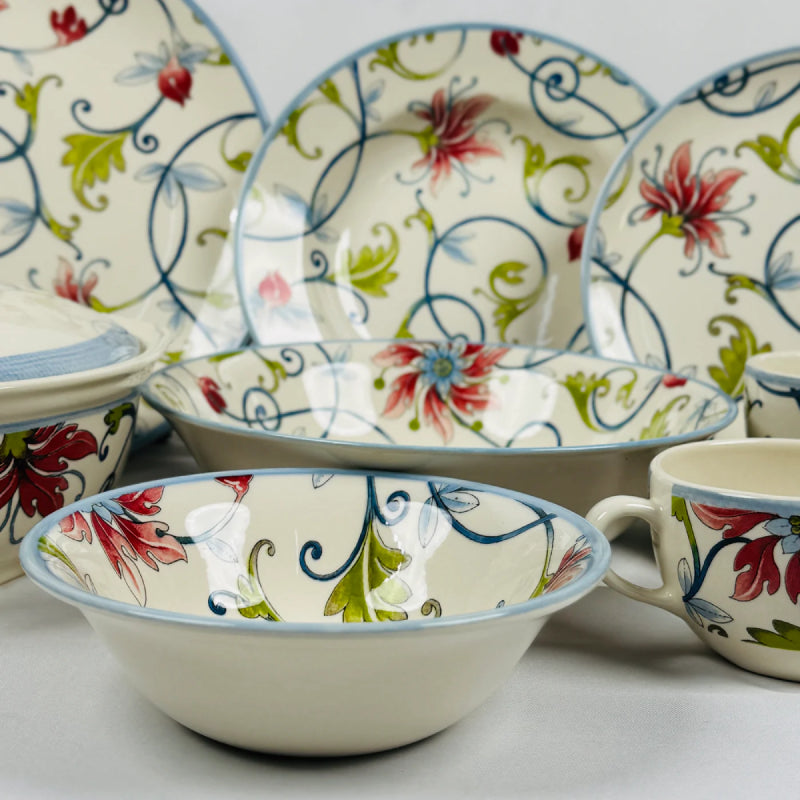 Botanical Spiral Tea Set 24pcs