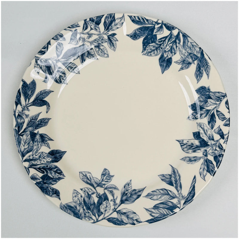 Botanical Leaf Blue Tea Set 24pcs