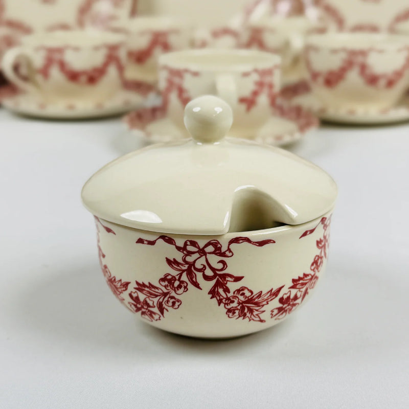 Lagny Pink Tea Set 24pcs