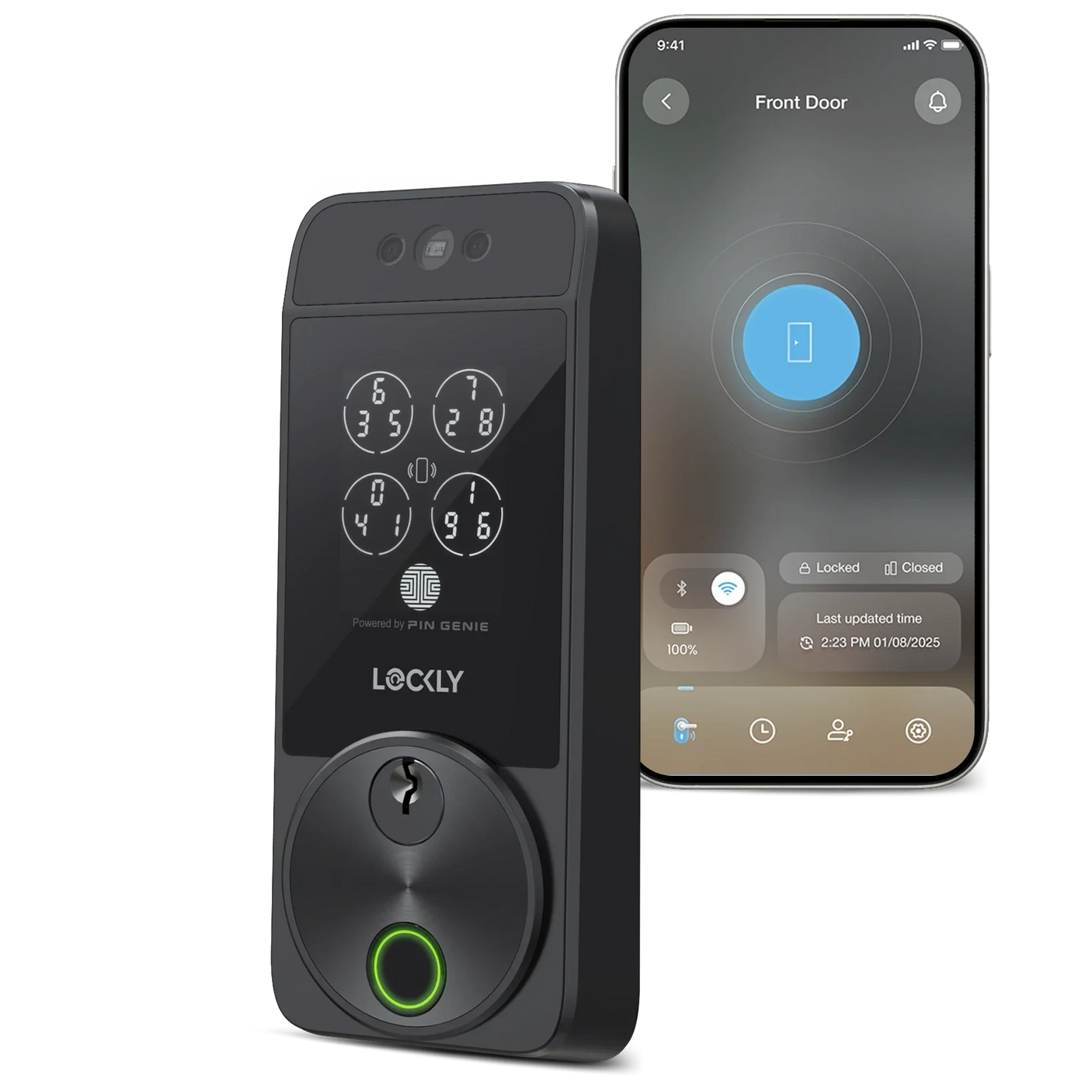 Lockly Visage Zeno Series Facial Recognition Deadbolt