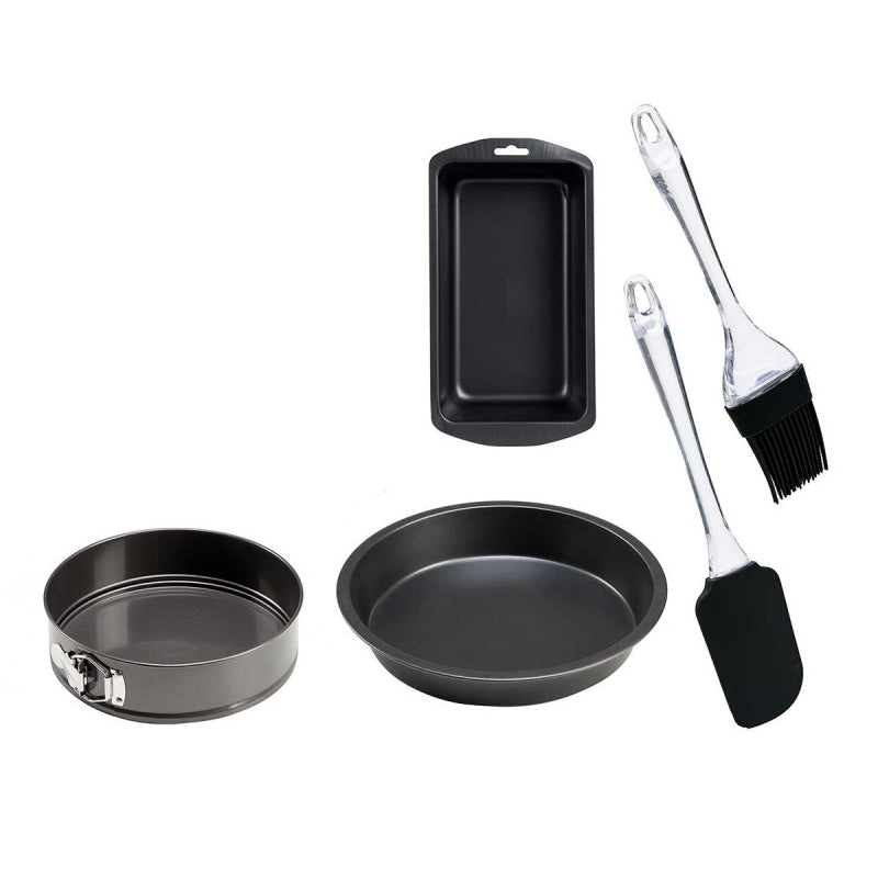 Pastry Moulds With Spatula and Brush (Set of 3)