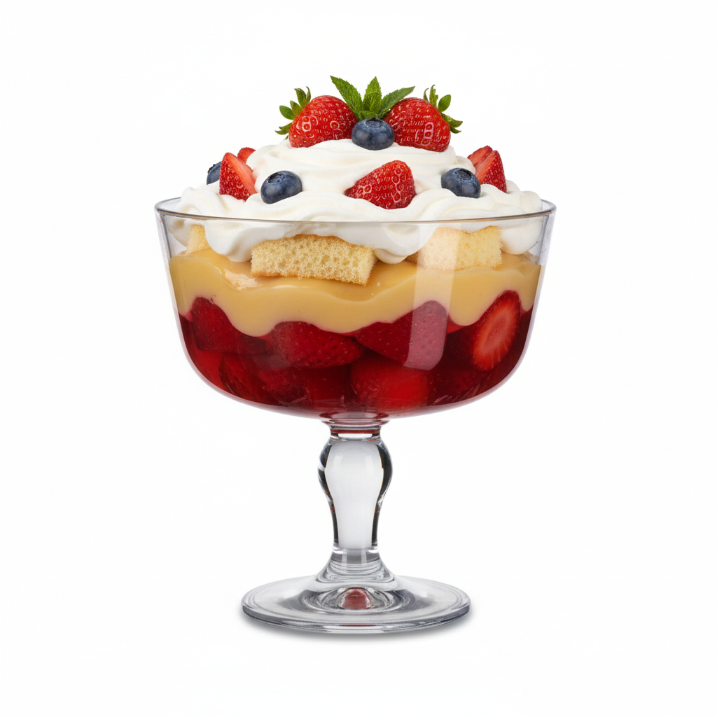 Glass Trifle Bowl