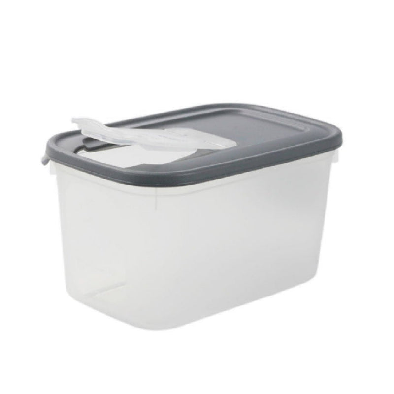 Plastic Storage Container 1.7L White & Grey