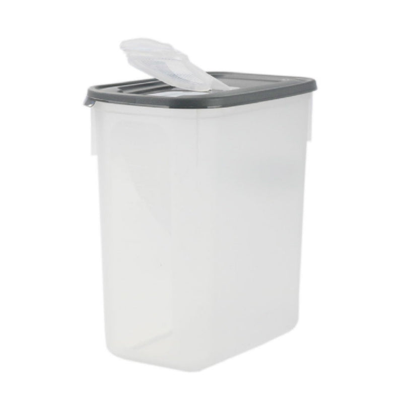Plastic Storage Container 3.4L White & Grey