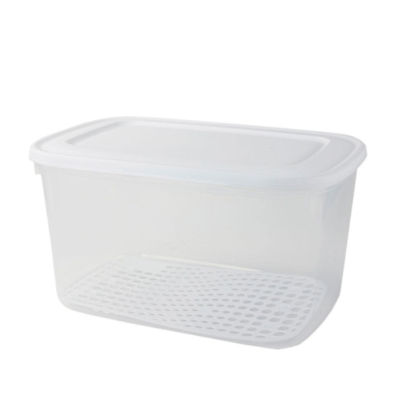 Plastic Storage Container With Defrosting Net 6.5L