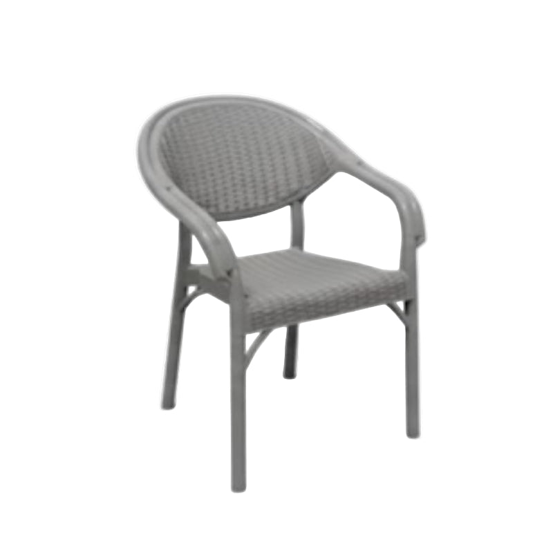 Bambu Rattan Armchair Grey