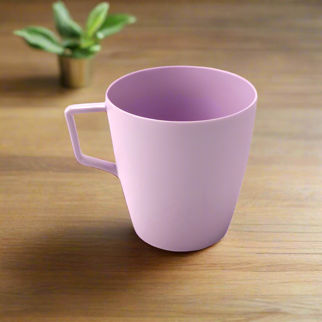 Plastic Coffee Mug 0.35Ltr Pink
