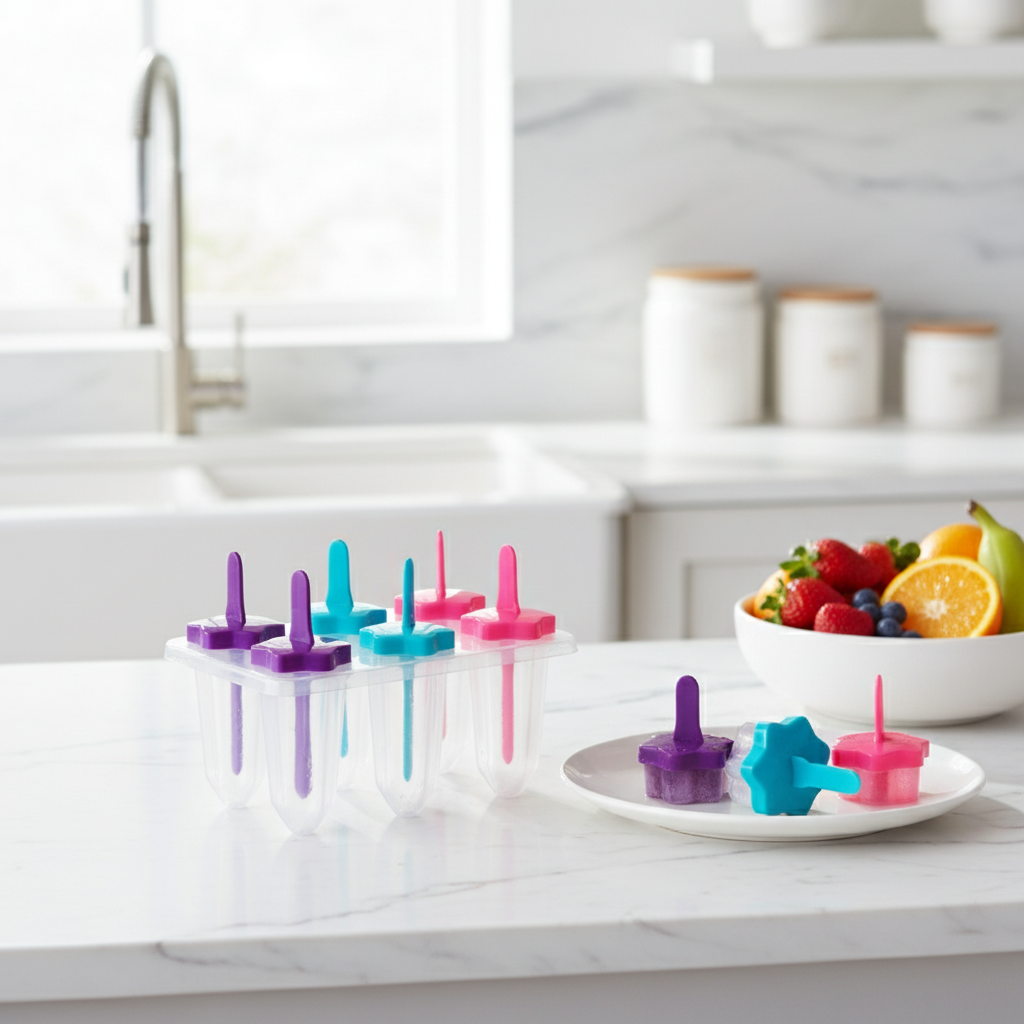 Plastic Flower Form 6 Hole Ice Cream