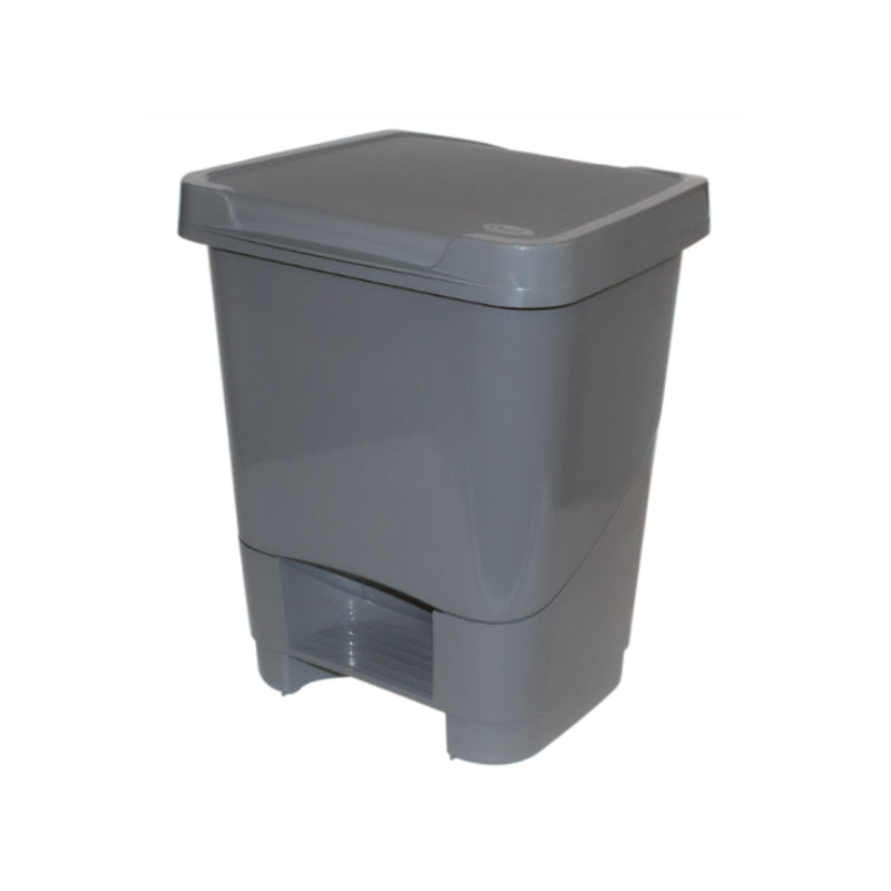 Plastic Garbage Bin 40L Grey
