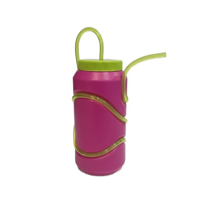 Plastic Kid Water Bottle With Straw 250ml