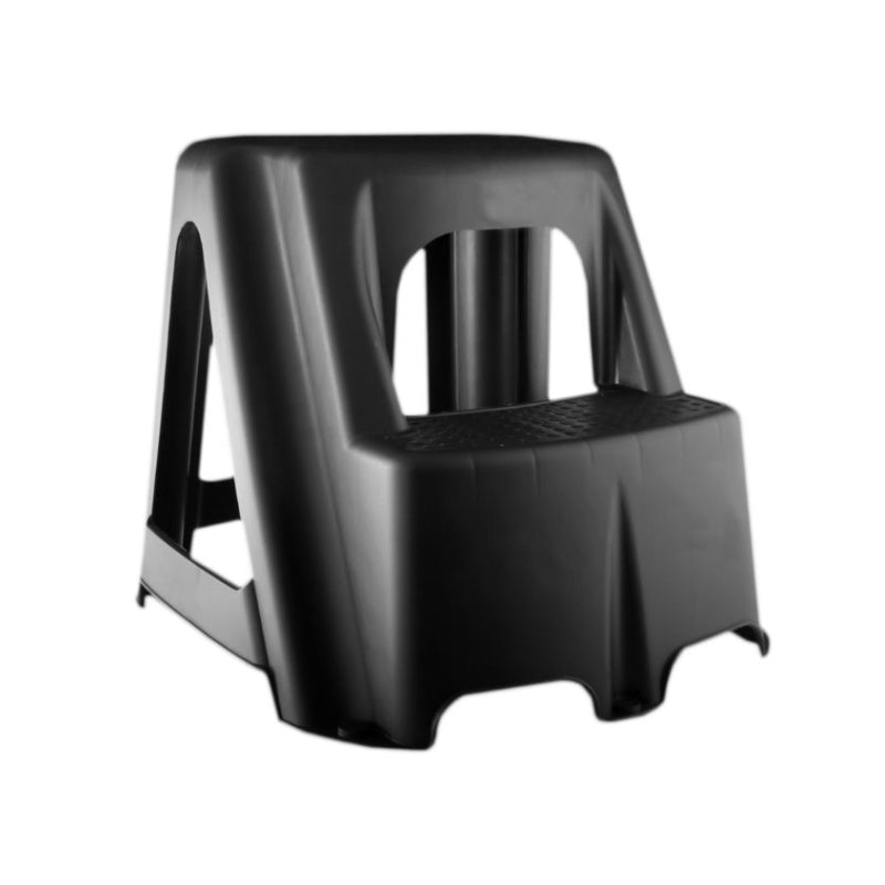Plastic Kids Step Stool Black