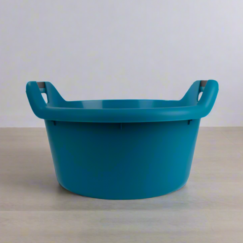 Plastic Laundry Basket 20Ltr Blue