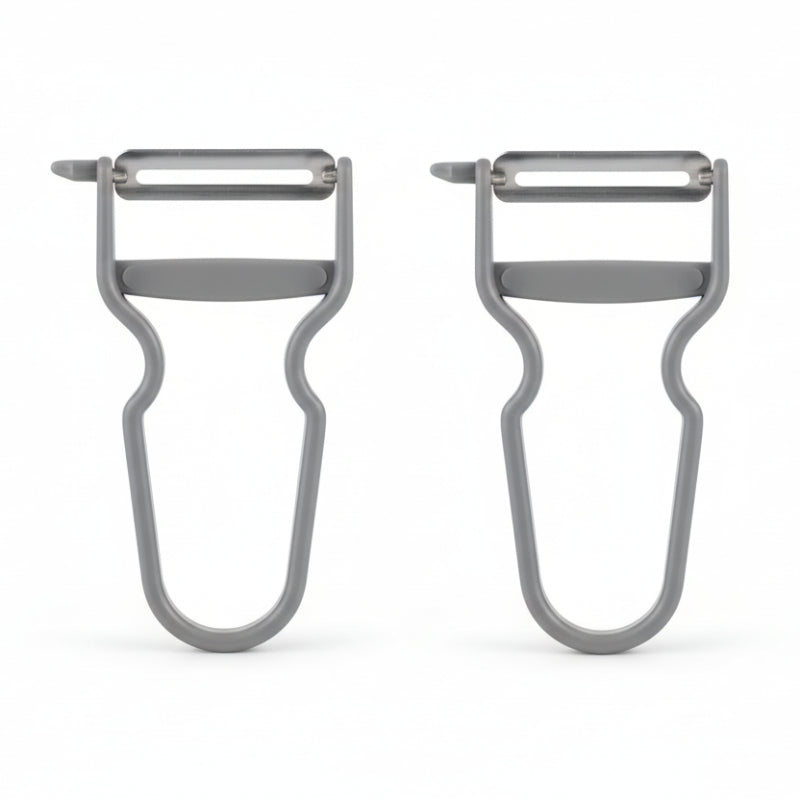 Plastic Potato Peeler Grey 2pcs