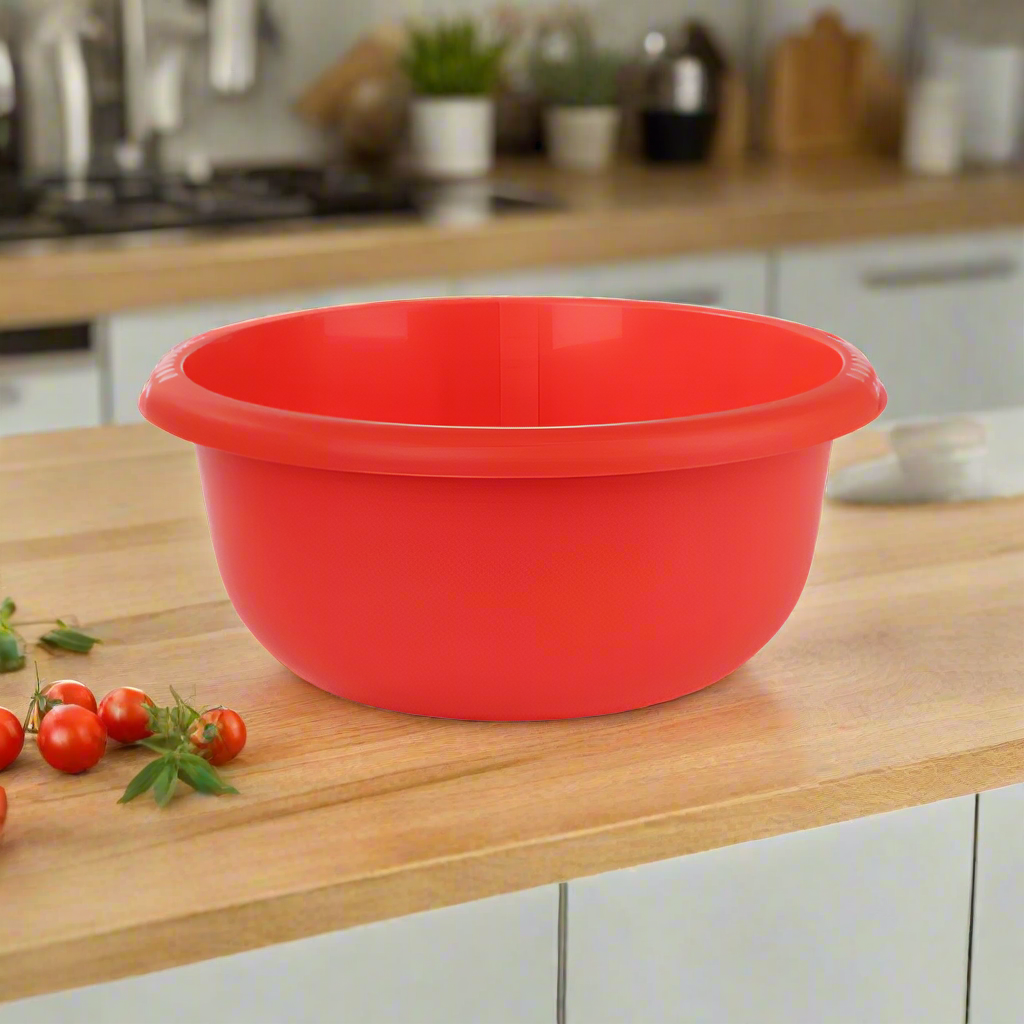 Plastic Red Serving Bowl 4.5Ltr