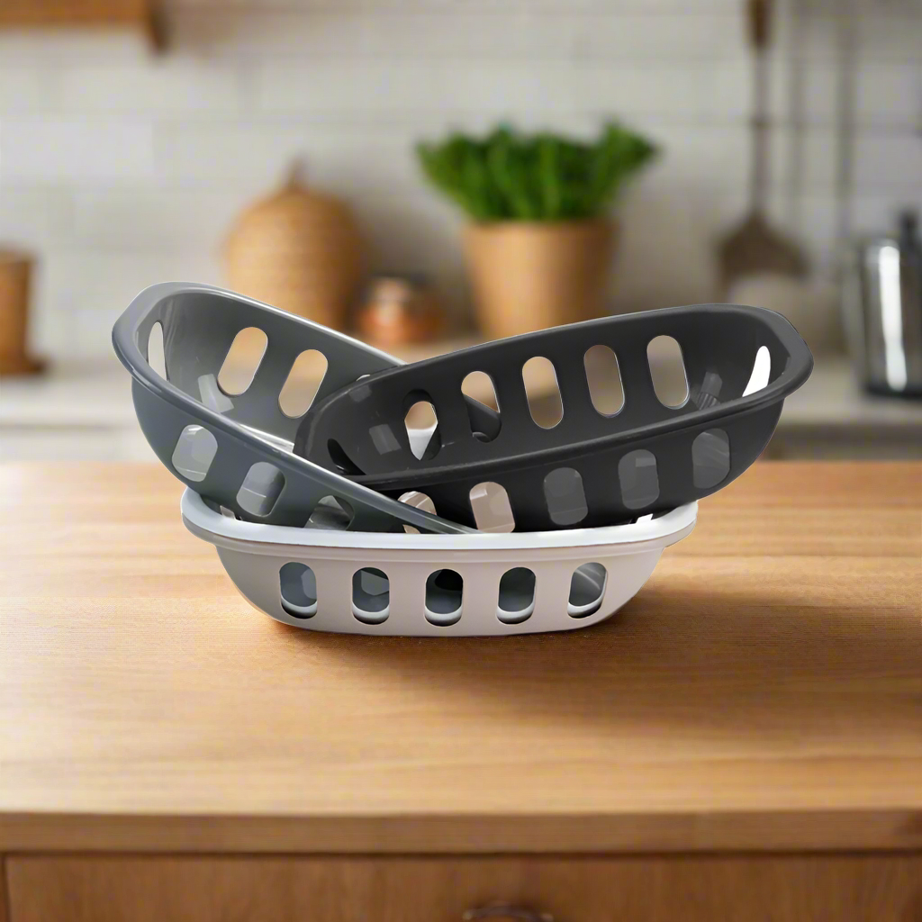 Plastic Serving Bread Basket Set of 3