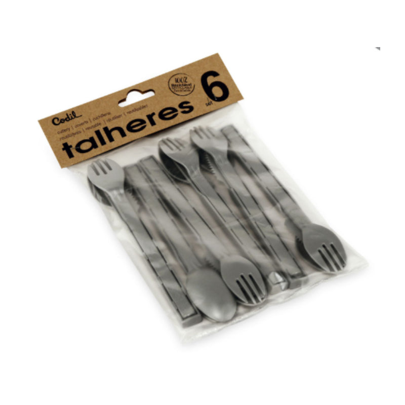 Plastic Serving Spoon (Set of 6)