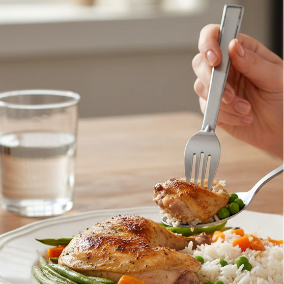 Reusable Plastic Fork, Spoon & Knife (Set of 12)