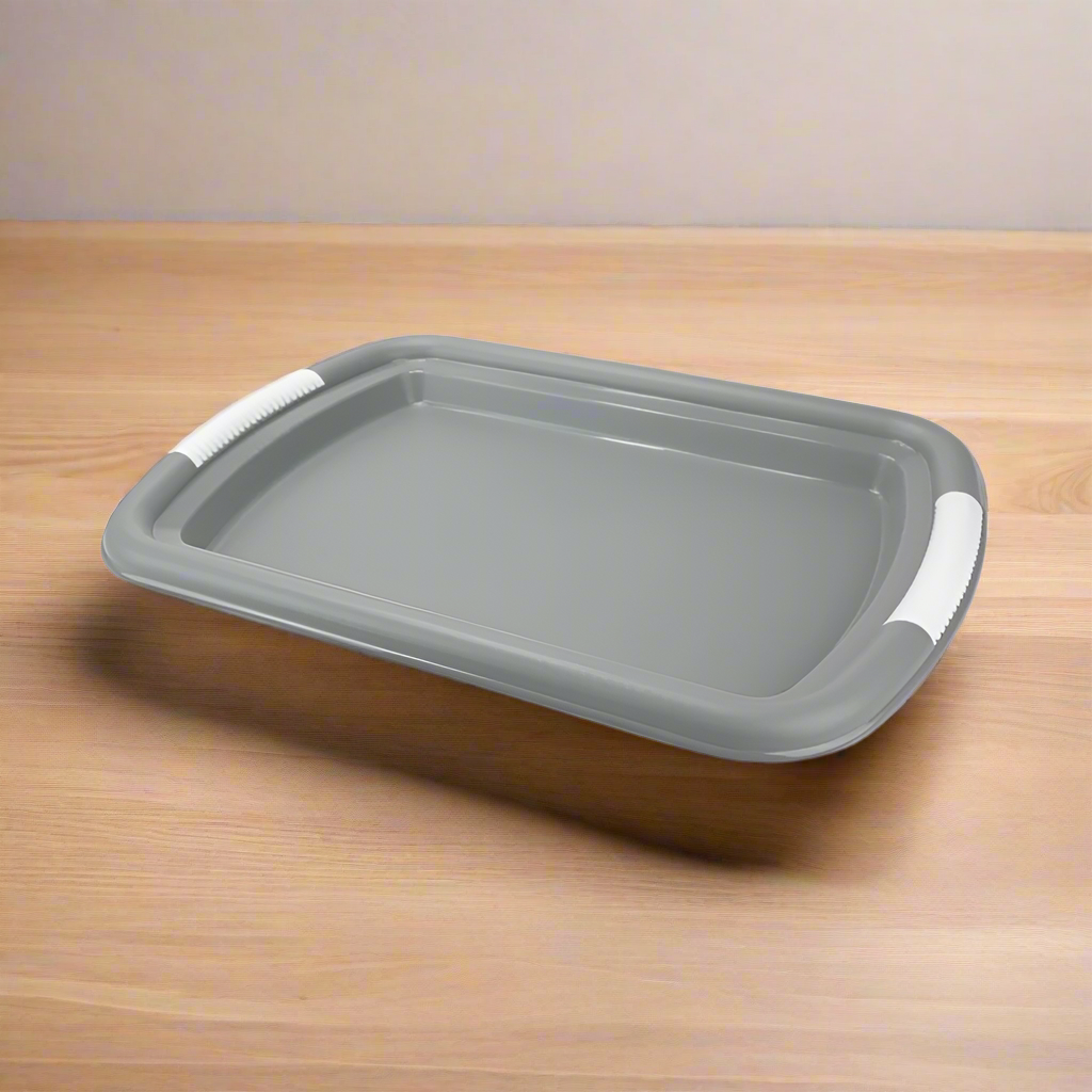Plastic Serving Tray 2.5Ltr Grey