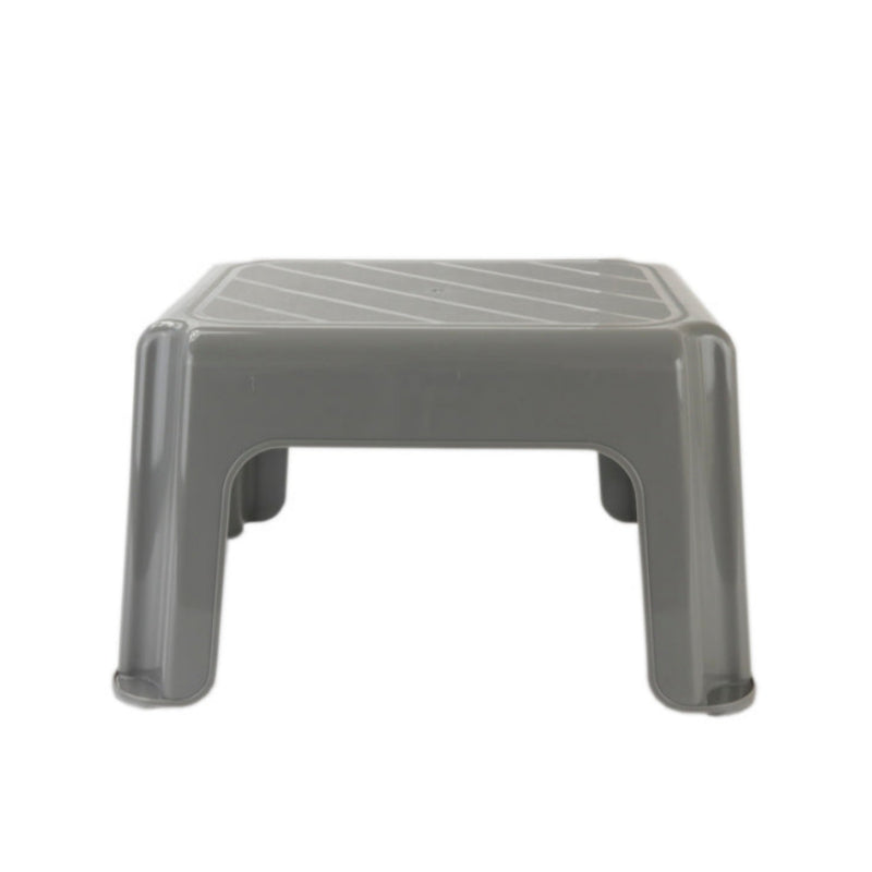 Plastic Kids Step Stool Grey