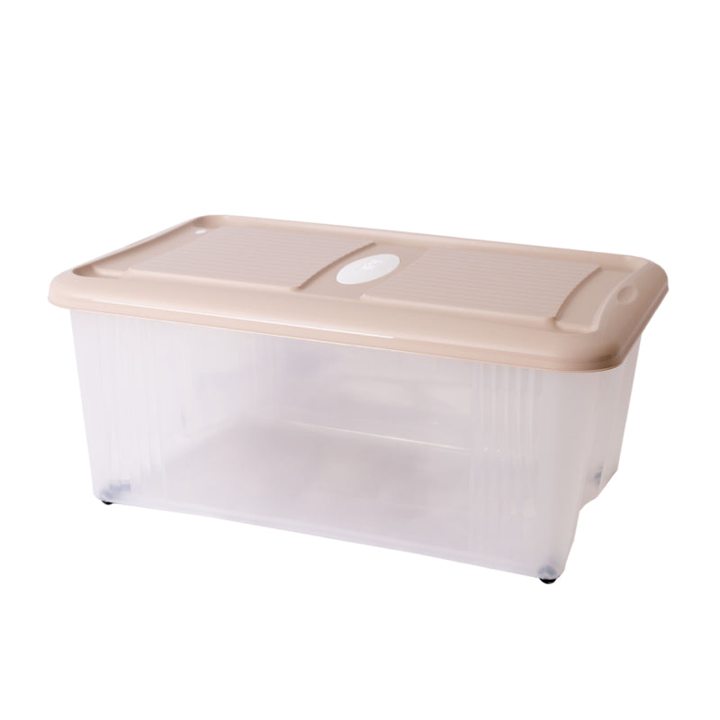 Plastic Storage Box With Lid 40L