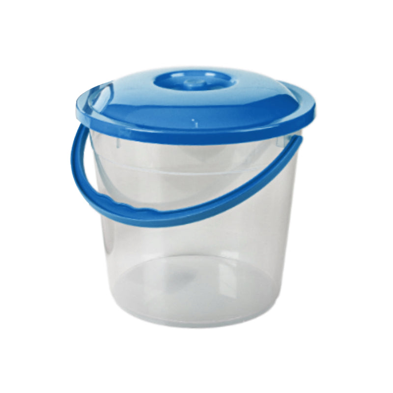 Plastic Storage Bucket With Lid 2.5L
