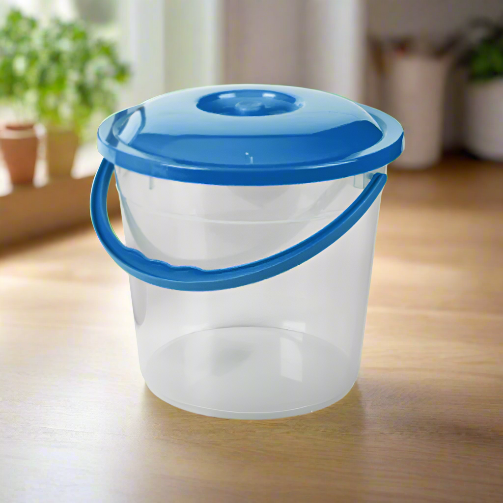 Plastic Storage Bucket With Lid 2.5L