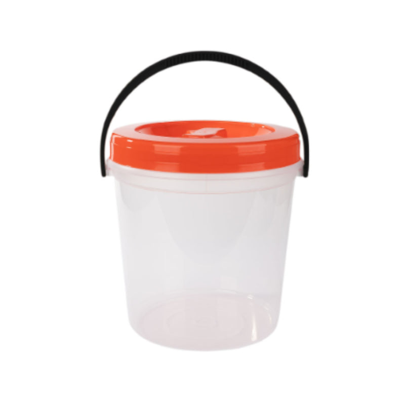 Plastic Storage Bucket With Lid 5.5L