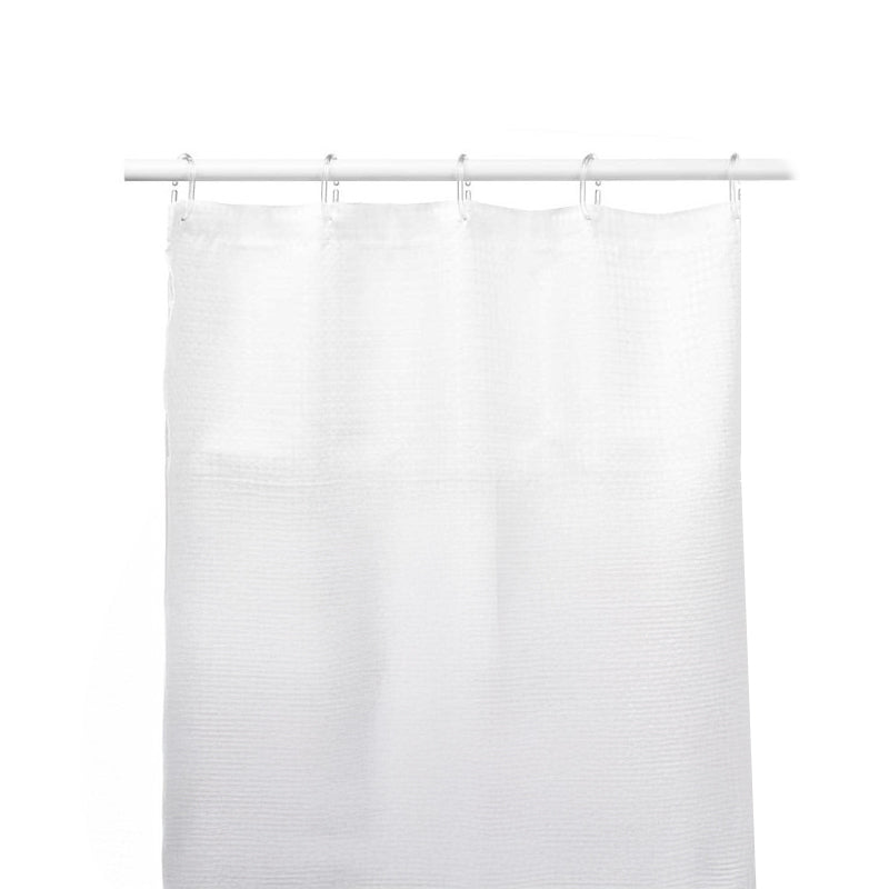Polyester Bathroom Curtain White Dots 180x180cm