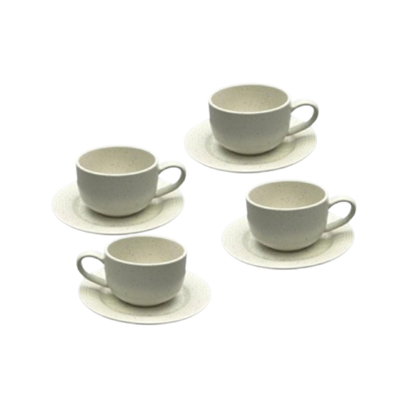 Porcelain Coffee Cup With Saucer 220ml (Set of 12)