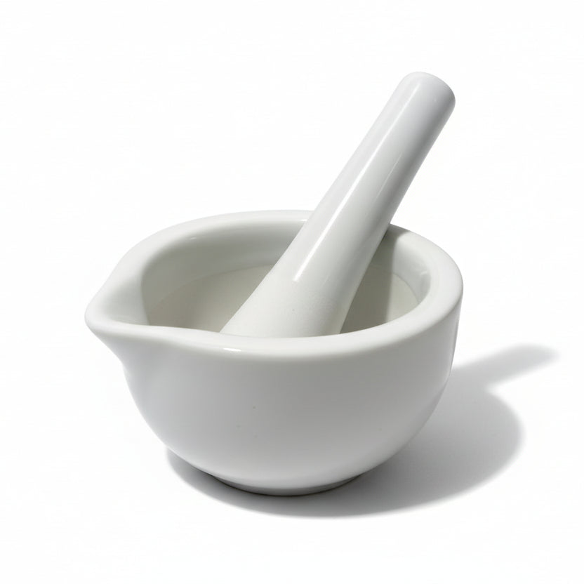Porcelain Pestle And Mortar 9cm