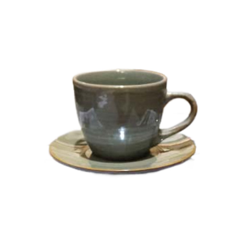 Porcelain Tea Cups With Saucer 220ml (Set of 6)
