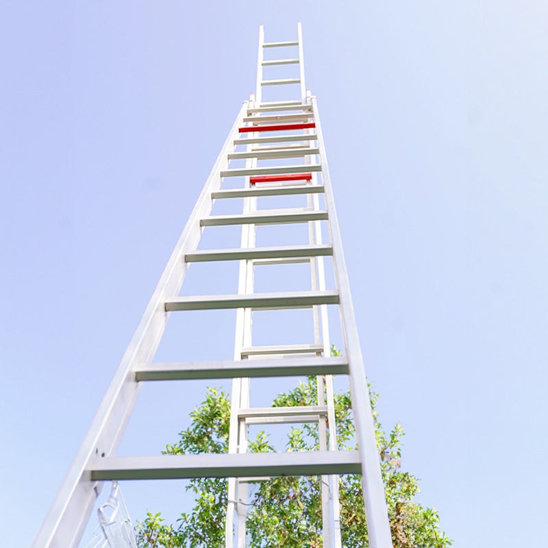 4 Section Aluminium Industrial Ladder 4*14 Steps (4*4Mt) Premium