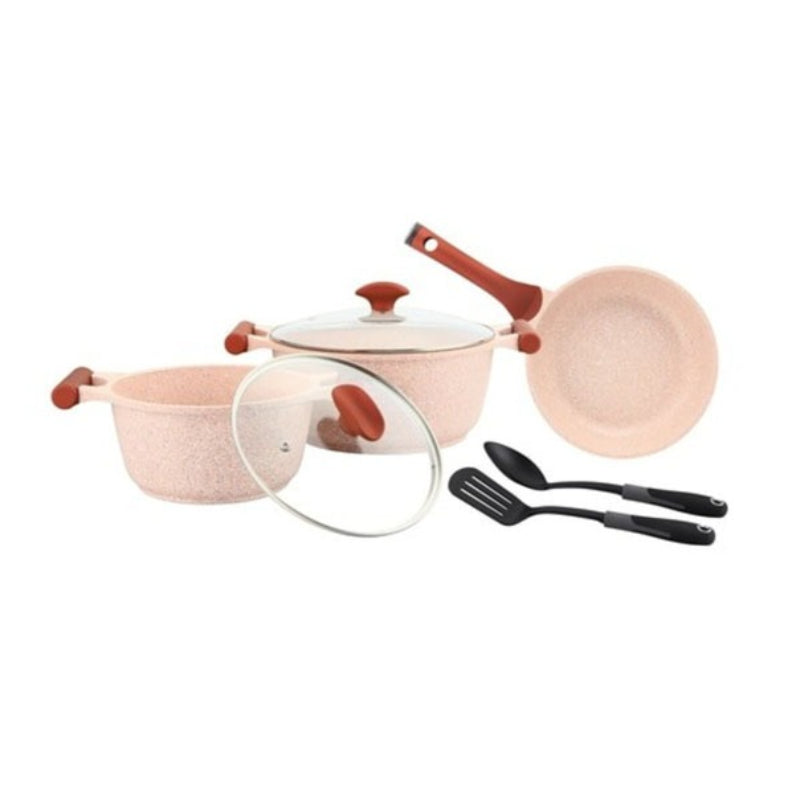 Prestige Essentials Cookware (Set of 7pcs) Pink