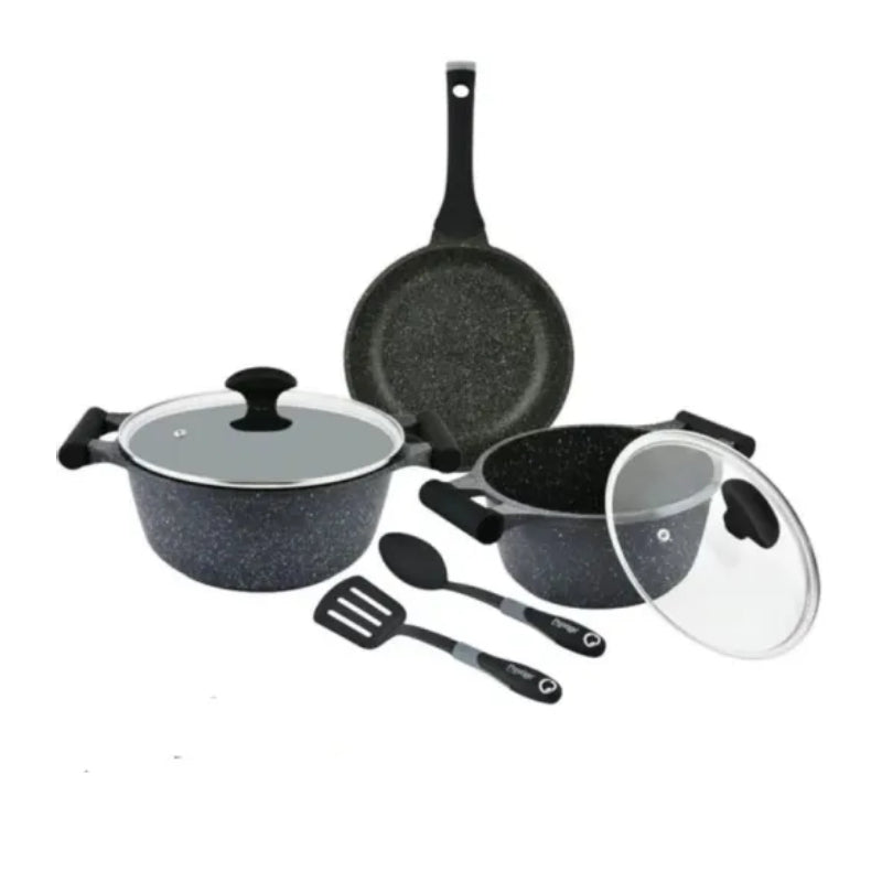 Prestige Essentials Granite Non-Stick Cast Aluminium Cookware (Set of 7pcs)