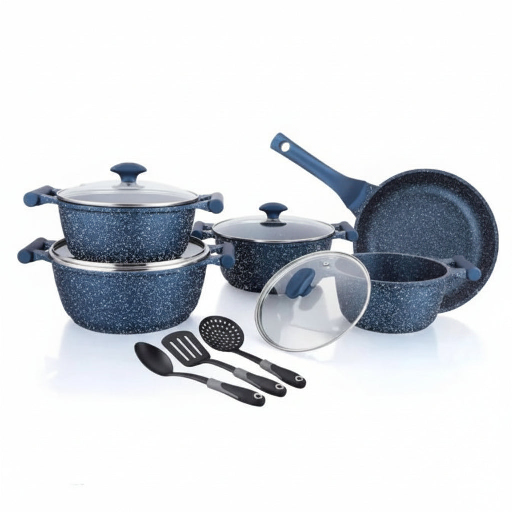 Prestige Essentials Granite Non-Stick Cookware (Set of 12)