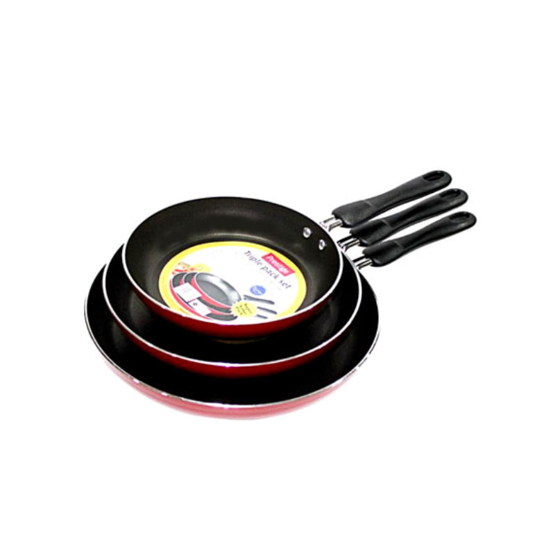 Prestige Frypan Red Triple Pack