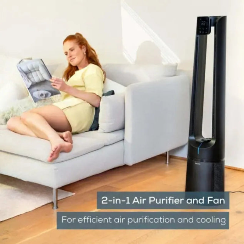 PureFlow 2-in-1 Air Purifier & Fan