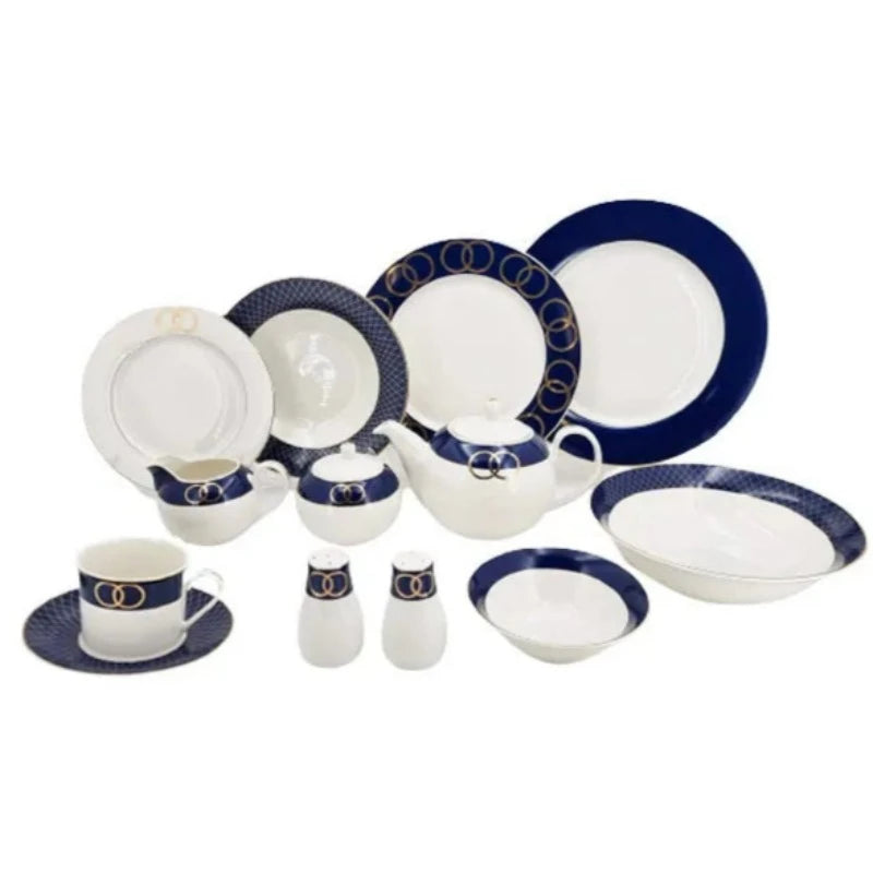 Dinner Set Blue Chanel (47pcs Set)
