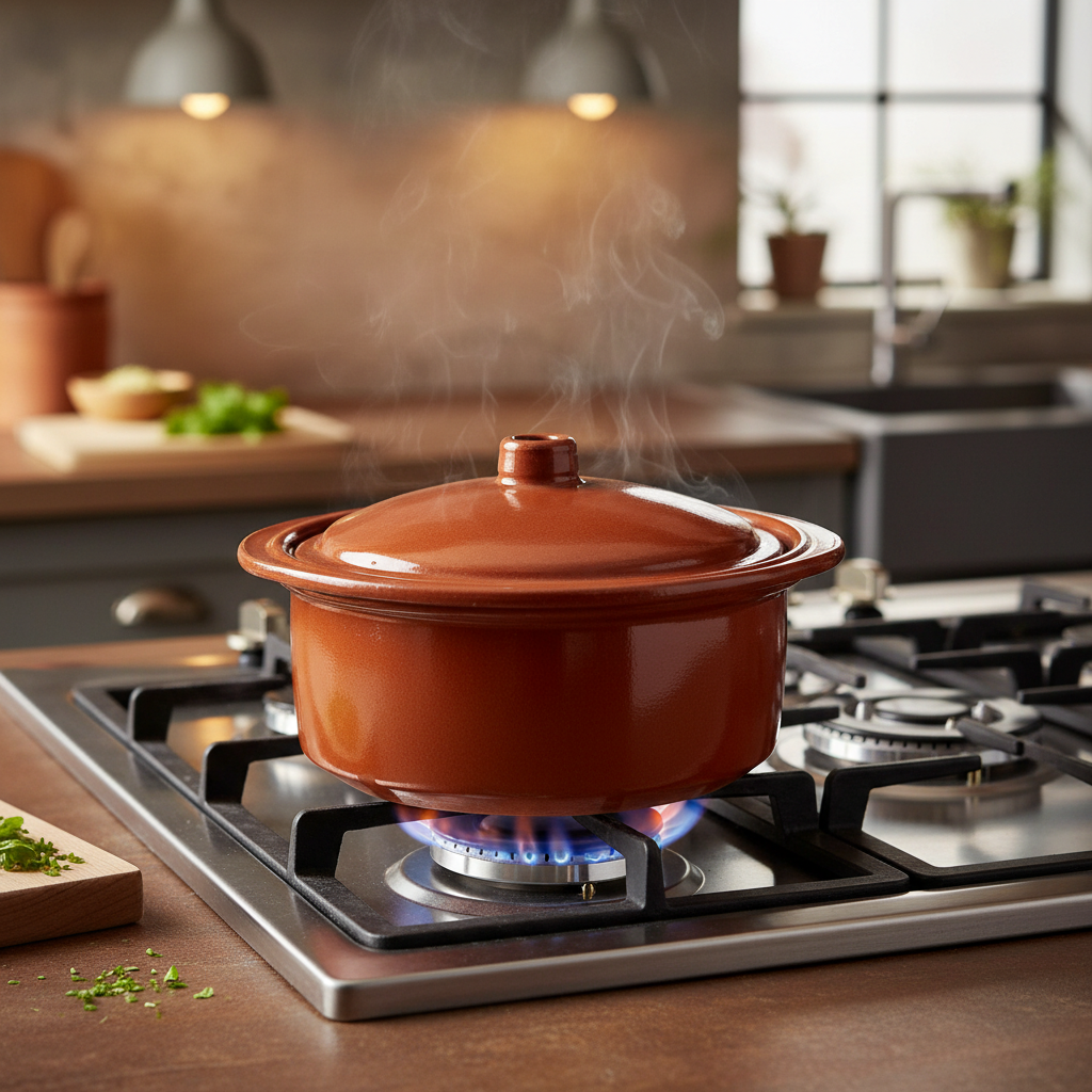 Refractory Clay Cocotte Pot 4.5Ltr