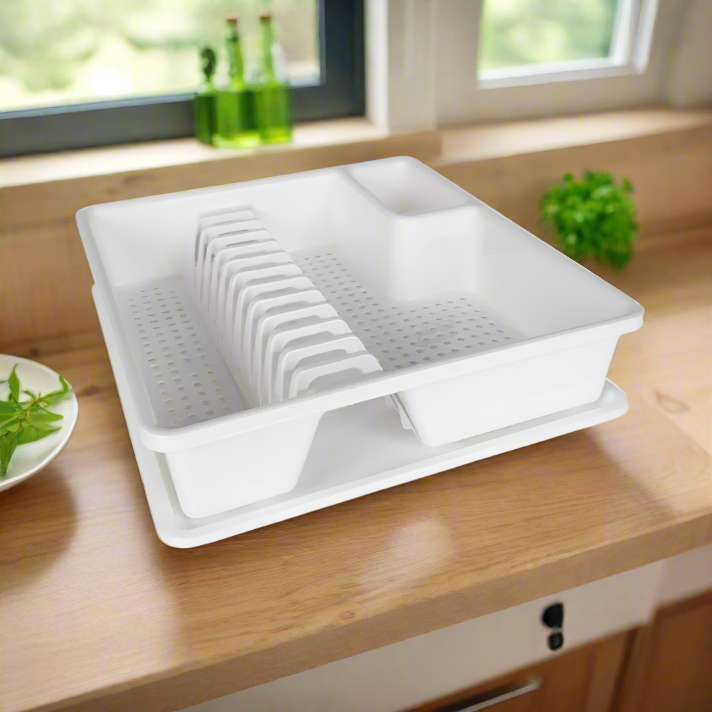 Retractable Dish Drainer White