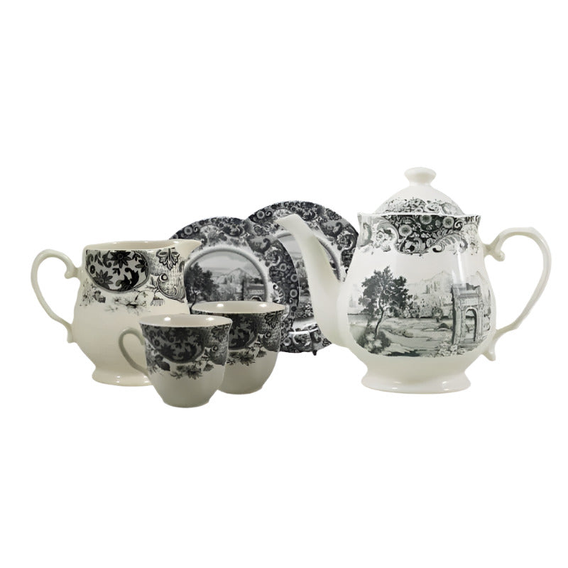 Rome Grey Tea Set 24pcs