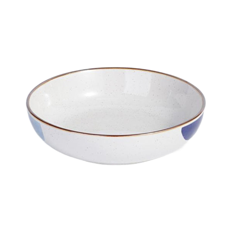 Round Deep Ceramic Serving Dish 8.25"