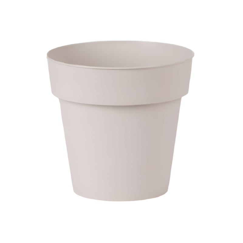 Round Flower Pot 15cm Beige
