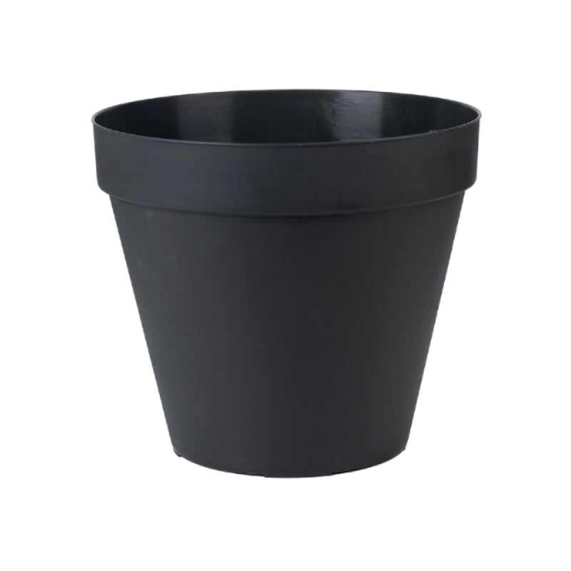 Round Flower Pot 30cm Black