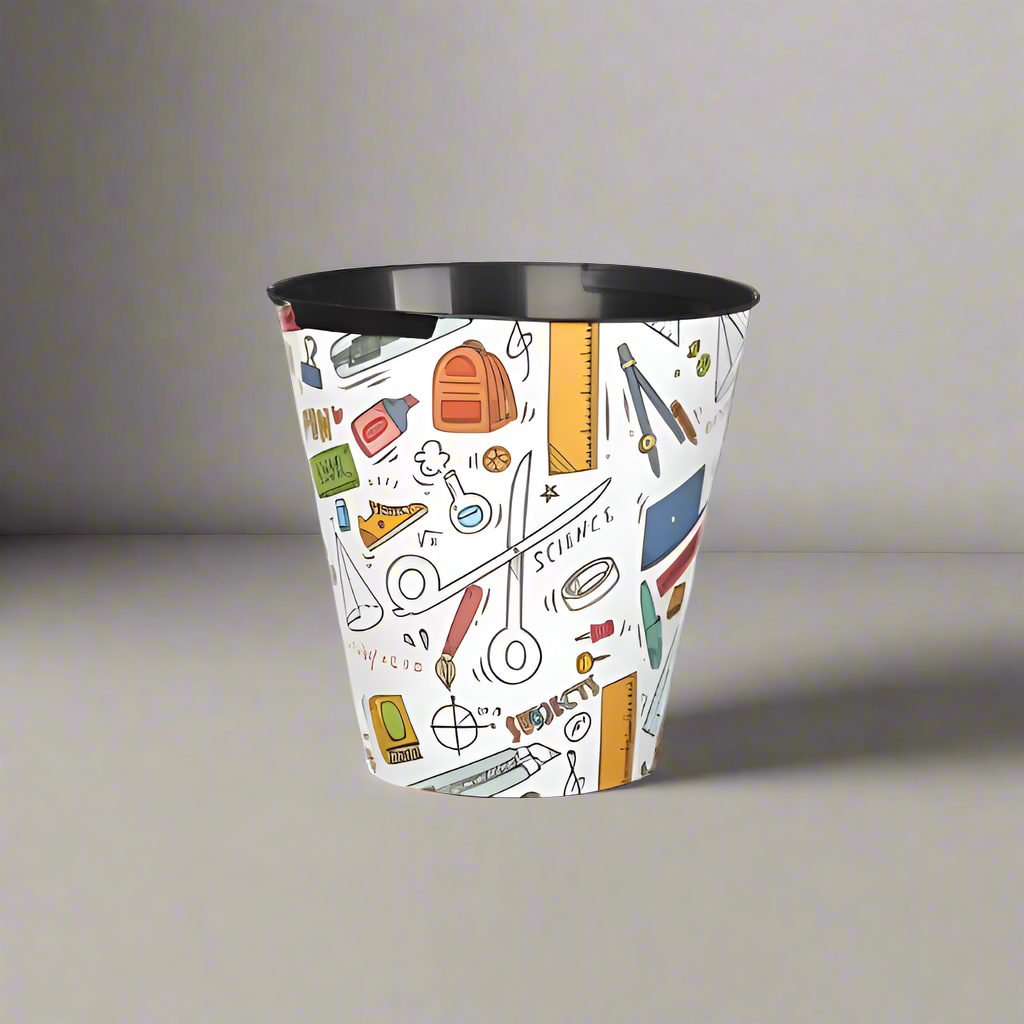 Round Plastic Bin School