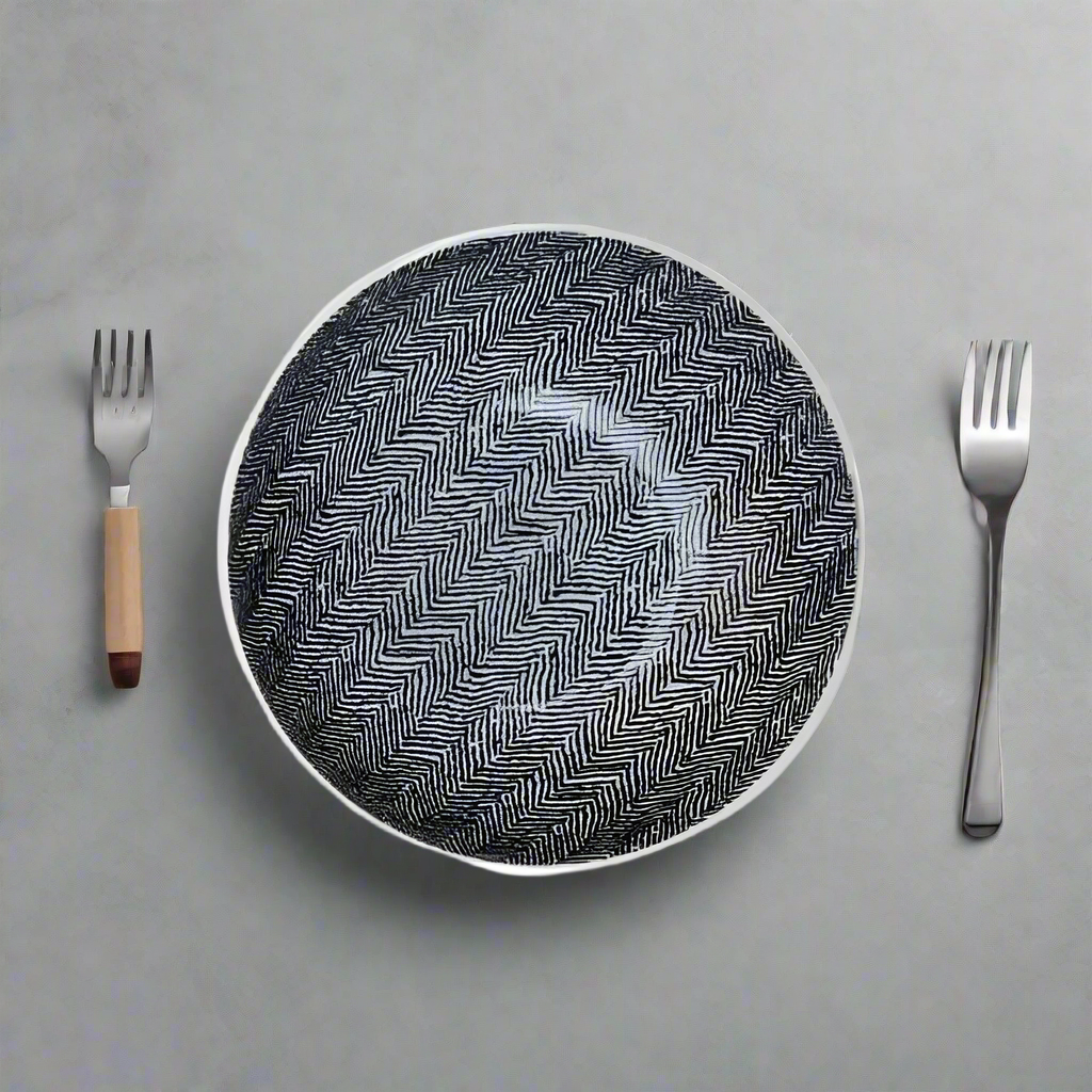 Round Porcelain Deep Plate 8"